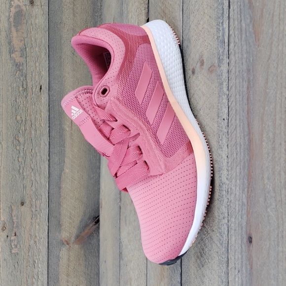 adidas Women's Edge Lux 4 Running Shoes Hazy Rose White - Picture 2 of 10
